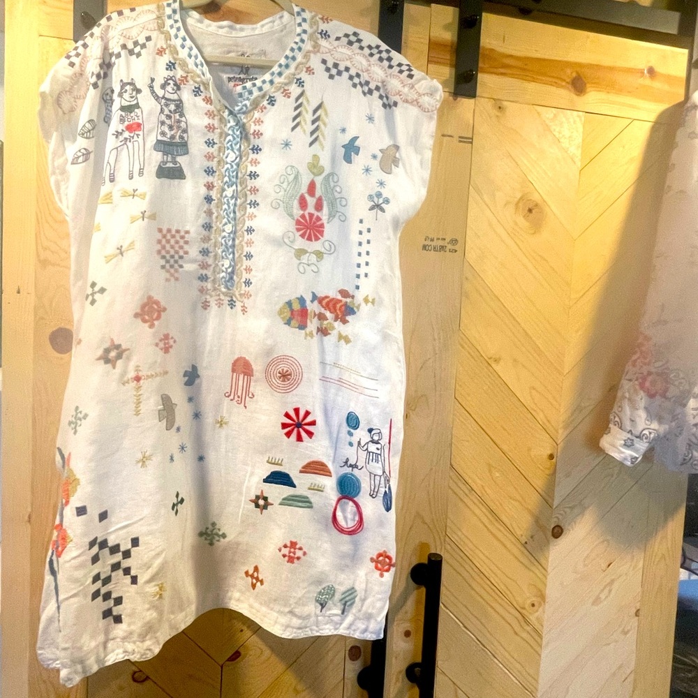 Johnny Was linen dress